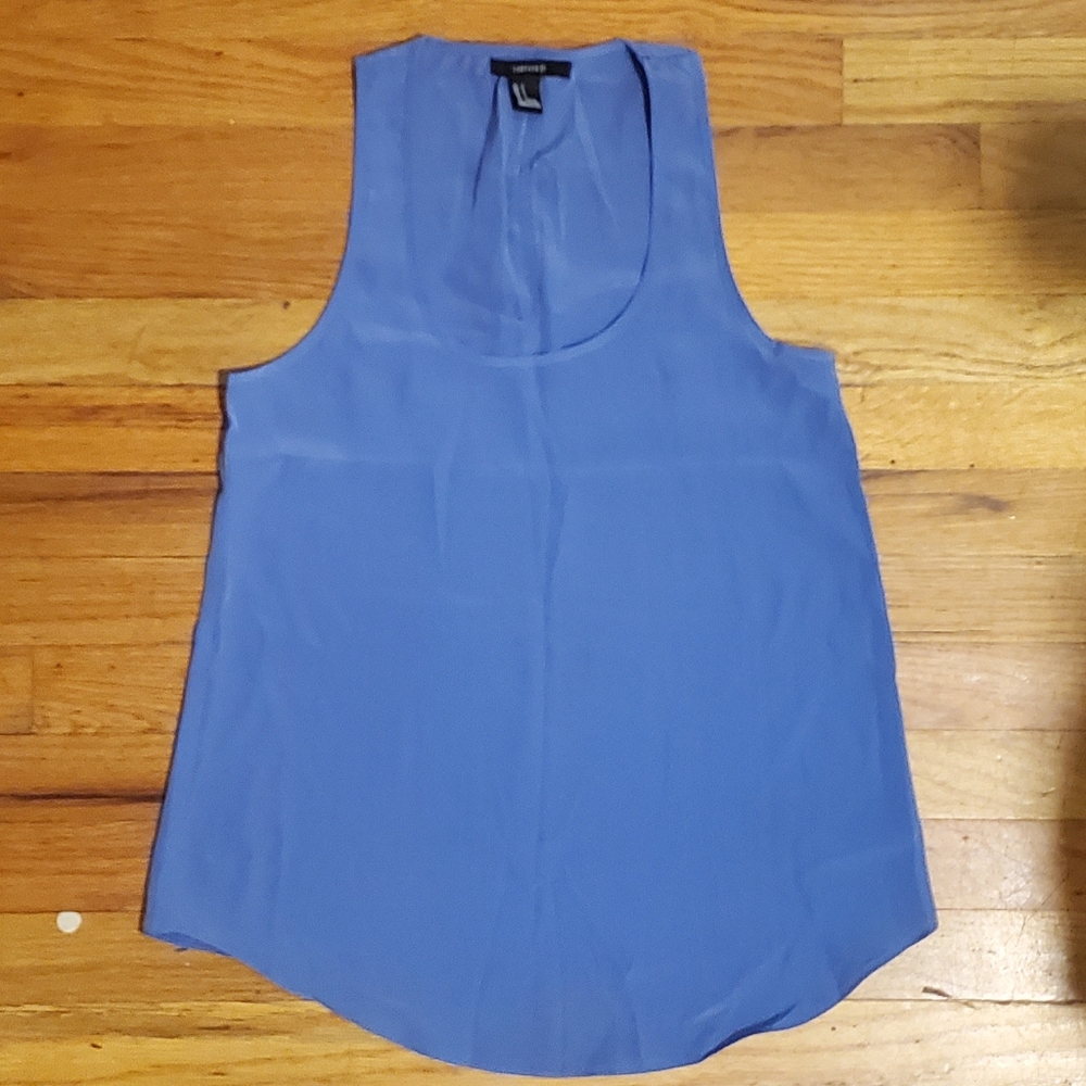 Forever 21 Blue Tank Top Blouse